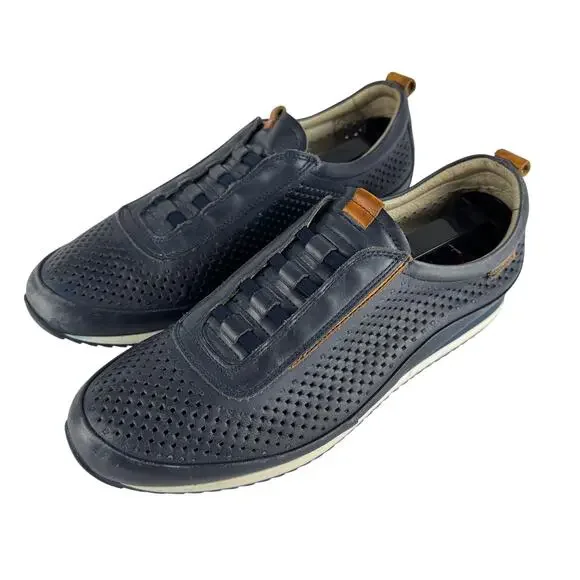 Pikolinos Liverpool Men’s Size 41 (US‎ 8) Navy Blue Leather Slip-On Sneakers - Picture 2 of 11